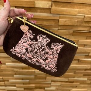 Juicy Couture Brown and Pink Clutch